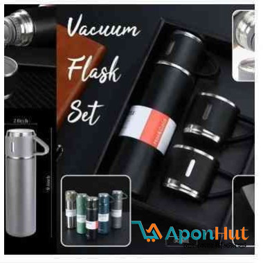 Stainless Steel Vacuum Flask Thermos Mug Gift Set