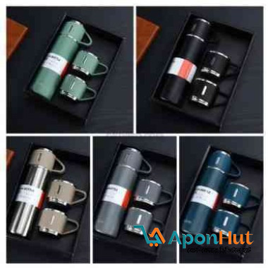 Stainless Steel Vacuum Flask Thermos Mug Gift Set