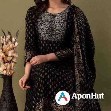 Skin print three piece - স্কিন প্রিন্ট থ্রি পিস