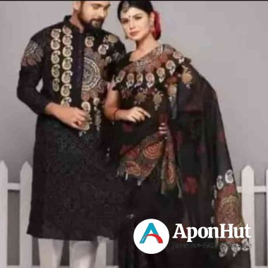 couple collection panjabi + Sharri