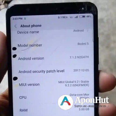 Xiaomi Redmi 5 Good condition Used Phone Sale