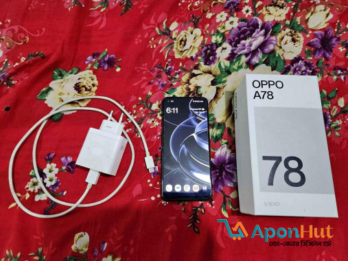 Used OPPO A78 Mobile Phone for Sale in Bangladesh on Aponhut