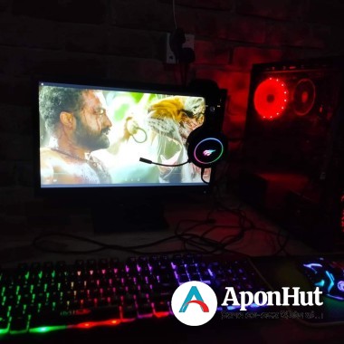 Gaming pc 👉 AMD Ryzen5 5600g & 19" dell monitor