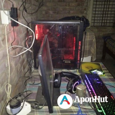 Gaming pc 👉 AMD Ryzen5 5600g & 19" dell monitor