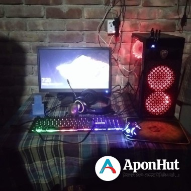 Gaming pc 👉 AMD Ryzen5 5600g & 19" dell monitor