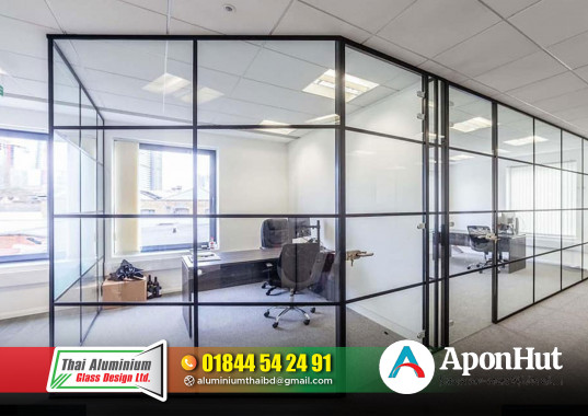 Cutting Wall Glass Spider Glass Partition