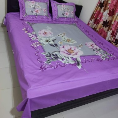 Double Size 100% Cotton Bed sheet