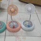 Rechargeable Mini Spacecraft Fan With Dream Light