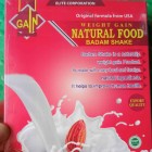 natural food badam shake