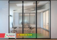 Glass Partition and Glass Door