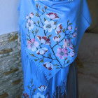 Hand paint shawl