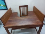 Reading table with chair