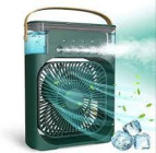 3 in 1 USB Portable Air Cooling Fan with Humidifier Purifier Mist and LED Light