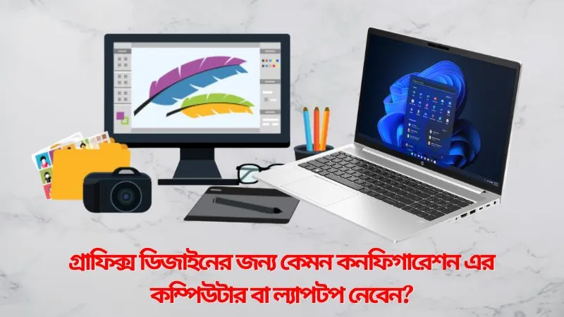 গ্রাফিক্স ডিজাইনের জন্য কেমন কনফিগারেশন এর কম্পিউটার বা ল্যাপটপ নেবেন?