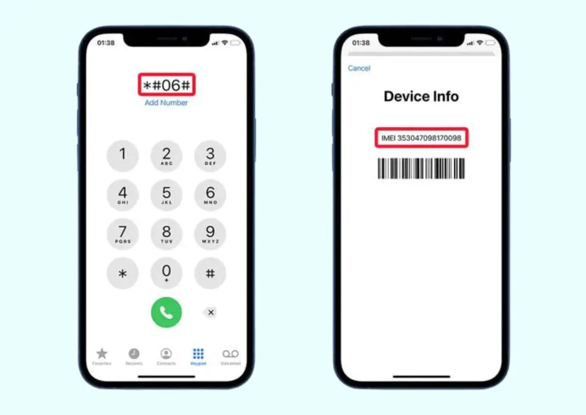 Mobile Phone Check IMEI number