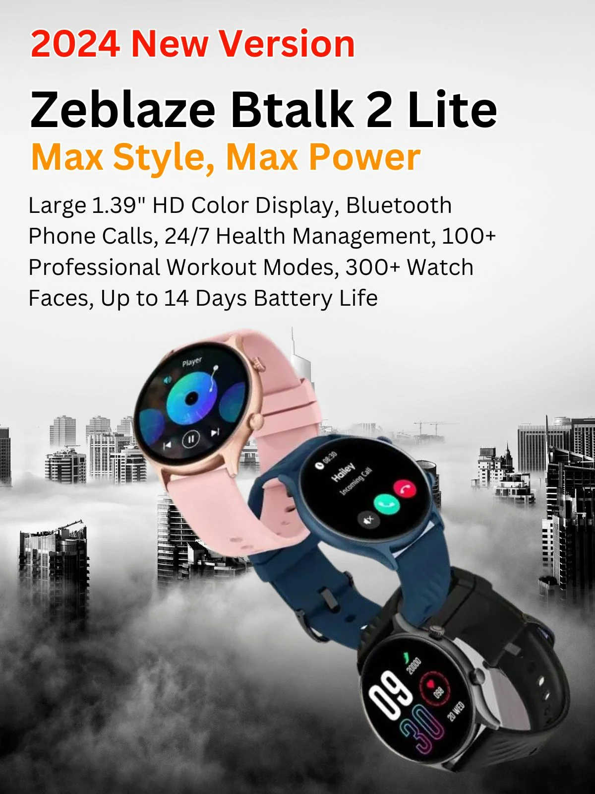 Zeblaze Btalk 2 Lite Max Style, Max Power