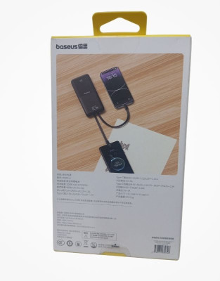 Baseus PPJP311 10000mAh 22.5W Power Bank with Type C & Iphone Cable