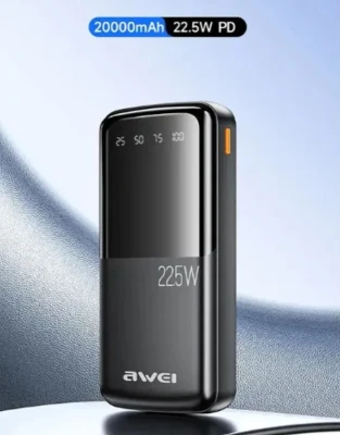 Awei P13K 20000mAh 22.5W Fast Charging Power Bank